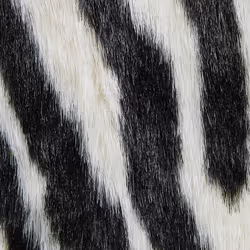 Zebra Print Rug Black NAMBUNG