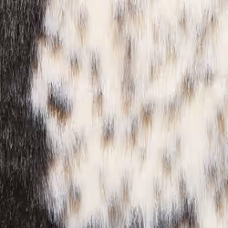 Faux Cowhide Area Rug Black 60 x 90 cm NAMBUNG