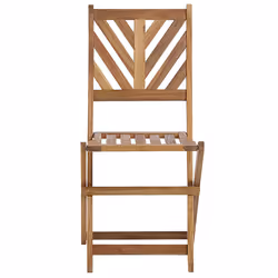 Bistro Set TERNI Wood Brown - Additional view 4