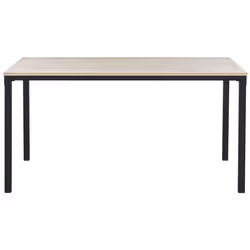 Dining Table HOCKLEY Light Brown 150 cm 90 cm
