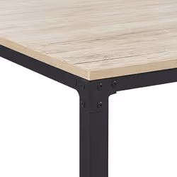 Dining Table HOCKLEY Light Brown 150 cm 90 cm - Additional view 5