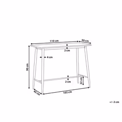 Bar Table CHAVES White 110 cm 50 cm