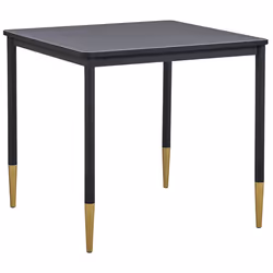 Dining Table SHALFORD Black 80 cm 80 cm