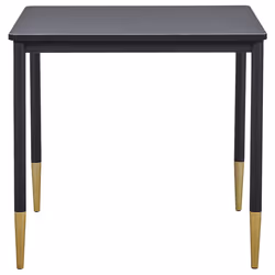 Dining Table SHALFORD Black 80 cm 80 cm