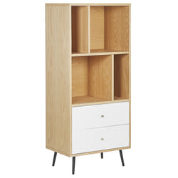 Bookcase RICHMOND 139 cm Light Oak