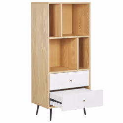 Bookcase RICHMOND 139 cm Light Oak