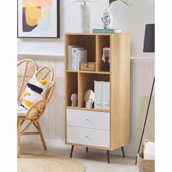 Bookcase RICHMOND 139 cm Light Oak - Additional view 4