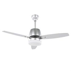 Ceiling Fan with Light MLAVA with Remote Silver