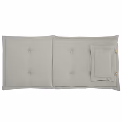 Set of 2 Back/Seat Cushions TOSCANA 50 x 70 cm Taupe