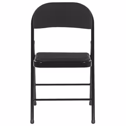 Set of 4 Folding Chairs SPARKS Black - Additional view 4
