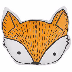 Cotton Kids Cushion Fox 50 x 40 cm Orange VADODARA