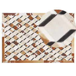 Rug SERINOVA 140 x 200 cm Leather Brown