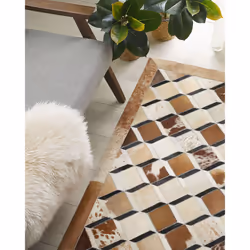 Rug SERINOVA 160 x 230 cm Leather Brown