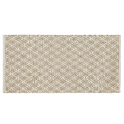 Jute Runner Rug 50 x 80 cm Beige AKBEZ