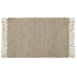 Jute Runner Rug 50 x 80 cm Beige ZERDALI