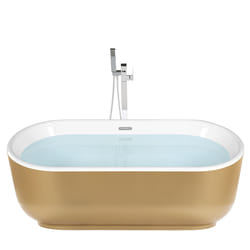 Freestanding Bathtub PINEL 1700 x 800 mm Gold