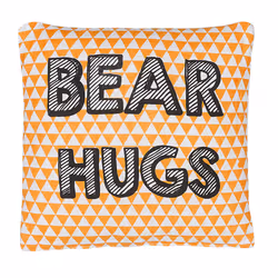 Cotton Kids Cushion Print 40 x 40 cm Orange RADZKOT
