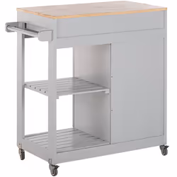 Kitchen Trolley TRAPANI Grey - Additional view 4