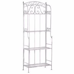 Shelving Unit PADUA Metal White