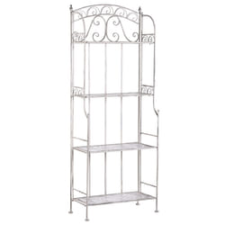 Shelving Unit PADUA Metal White