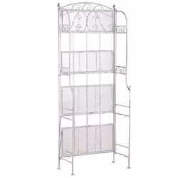 Shelving Unit PADUA Metal White