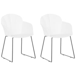 Set of 2 Dining Chairs SYLVA White