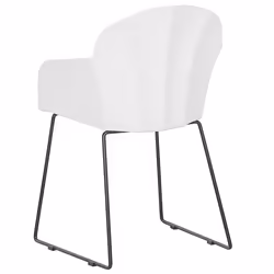 Set of 2 Dining Chairs SYLVA White - Additional view 5