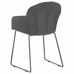 Set of 2 Dining Chairs SYLVA Black - Additional view 5
