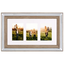 Frame for 3 Photos SINTA Silver