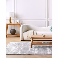 Viscose Area Rug 200 x 300 cm Light Grey GESI II