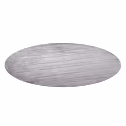 Round Viscose Area Rug 140 cm Light Grey GESI II
