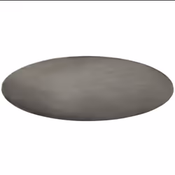 Round Viscose Area Rug 140 cm Dark Grey GESI II