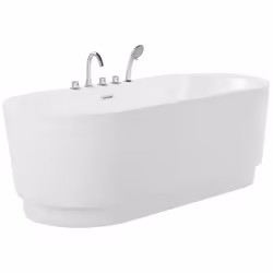 Freestanding Bathtub EMPRESA with Fixtures 1700 x 800 mm White