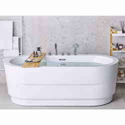 Freestanding Bathtub EMPRESA with Fixtures 1700 x 800 mm White - Additional view 5