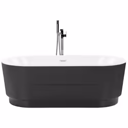Freestanding Bathtub EMPRESA 1700 x 800 mm Black