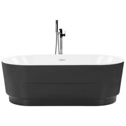 Freestanding Bathtub EMPRESA 1700 x 800 mm Black
