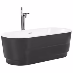 Freestanding Bathtub EMPRESA 1700 x 800 mm Black