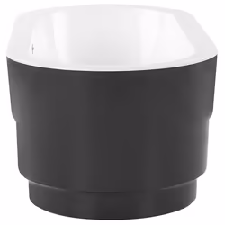 Freestanding Bathtub EMPRESA 1700 x 800 mm Black