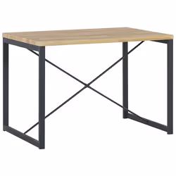 Dining Set FLIXTON Light Brown 4 Seater - Additional view 4