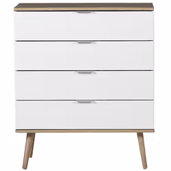4 Drawer Chest WALPI White - Additional view 4