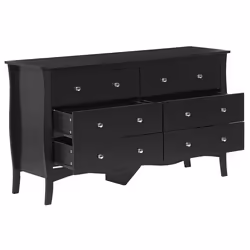 6 Drawer Chest WINCHESTER Black