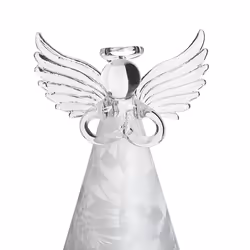 Set of 3 Decorative Angel Figurines with LED White KITTILA