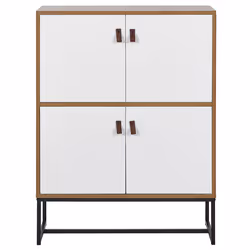 Cabinet NUEVA Light Brown/ White