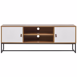 TV Stand NUEVA Light Brown/ White