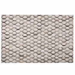 Cowhide Area Rug 140 x 200 cm Brown and Beige KIRCA