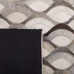 Cowhide Area Rug 140 x 200 cm Brown and Beige KIRCA