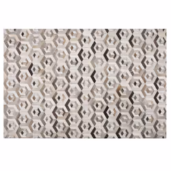 Cowhide Area Rug 140 x 200 cm Brown and Beige TAVAK