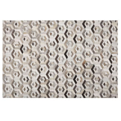 Cowhide Area Rug 140 x 200 cm Brown and Beige TAVAK