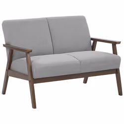 Sofa ASNES Fabric Grey 2 Seater