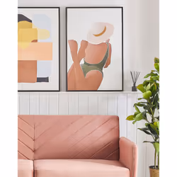 Canvas FELTRINA Feminine Motif 63 x 99 cm White - Additional view 4